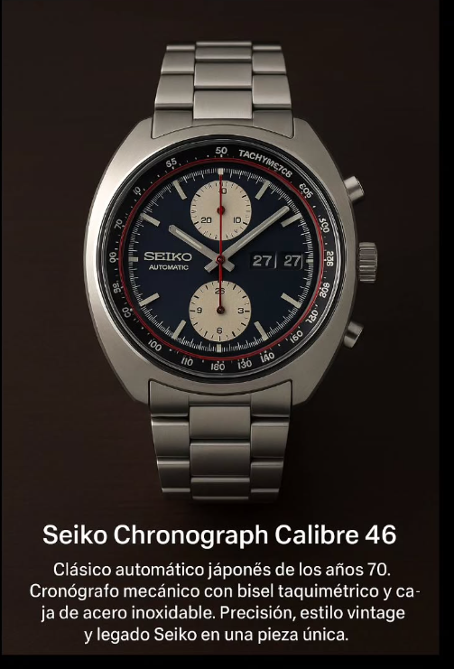 Reloj Seiko Chronograph - Restauración y service técnico
